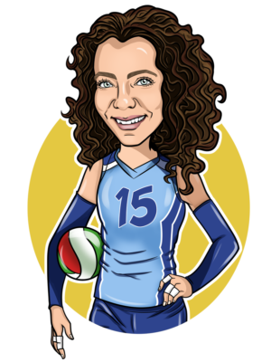 Volleyball gift girl