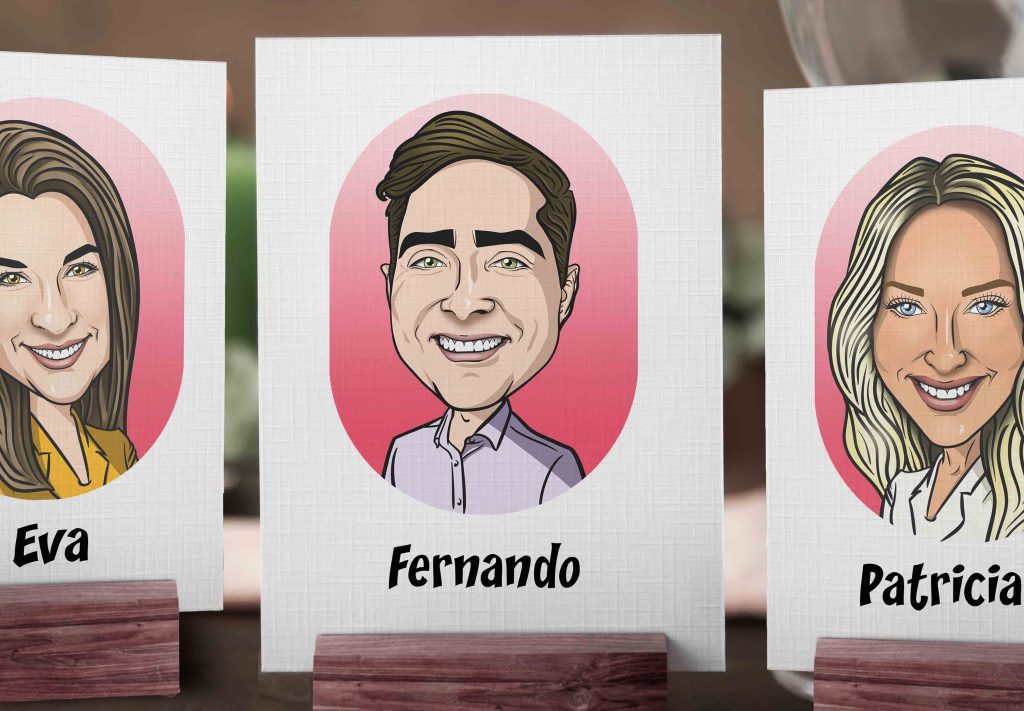 Regalo caricatura bodas